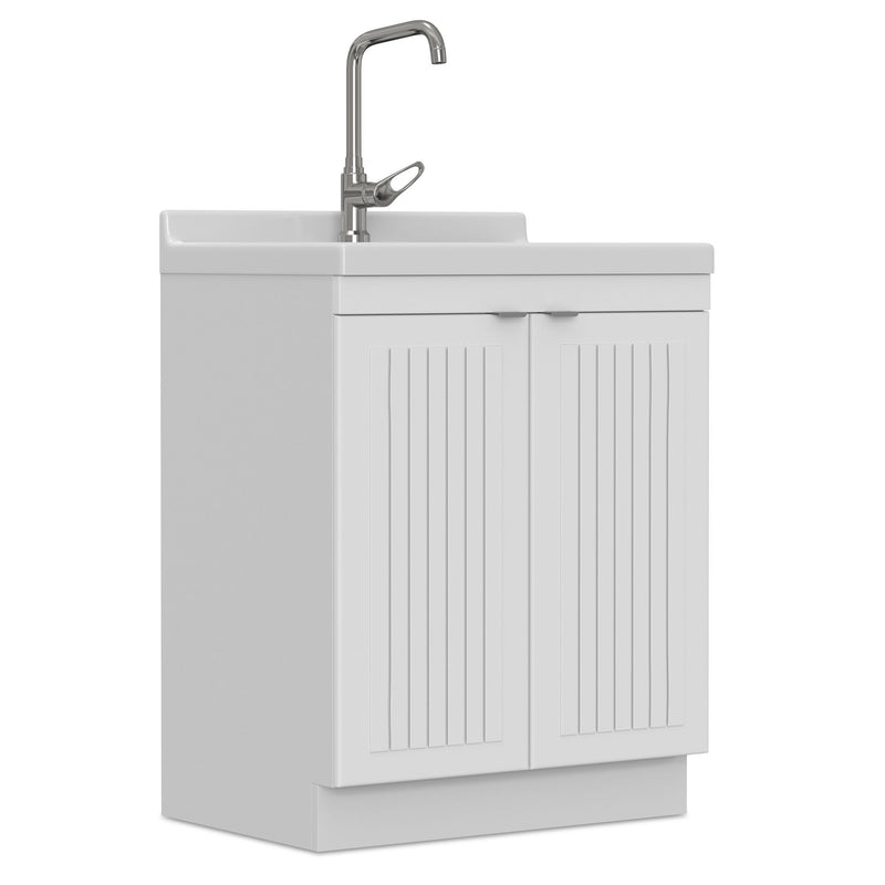 Murphy - Laundry Cabinet & Faucet And Stainless Steel Sink - R&R Furniture Gallery (Fountain Valley, CA)