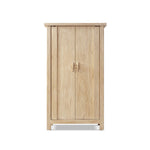 Jennifer Taylor Home Fable 2-door storage cabinet in light natural brown wood, featuring a sleek accent cabinet design.
