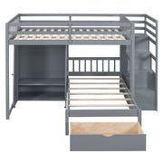 Bunk Bed With Wardrobe, Drawers - R&R Furniture Gallery (Fountain Valley, CA)