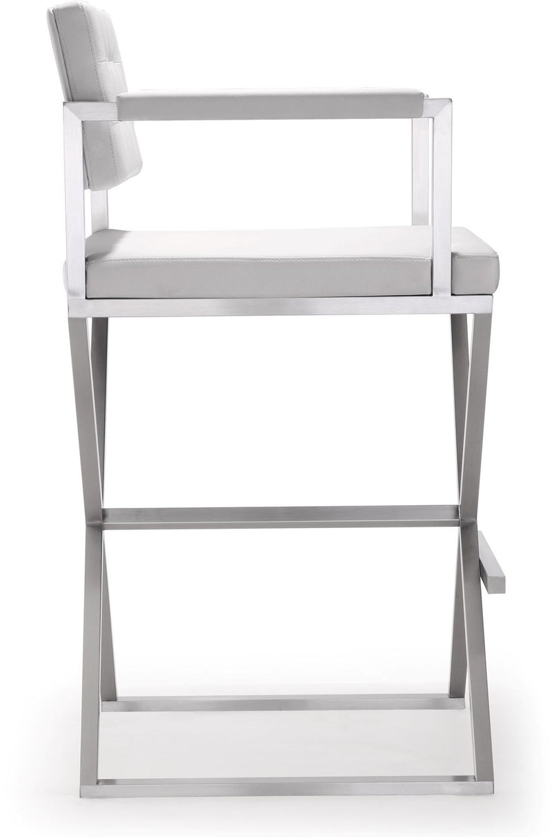 Director - Stainless Steel Barstool - R&R Furniture Gallery (Fountain Valley, CA)