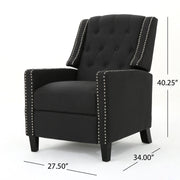 Classic Fabric Push Back Chair - R&R Furniture Gallery (Fountain Valley, CA)