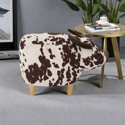 Cow Shaped Ottoman Footstool - R&R Furniture Gallery (Fountain Valley, CA)