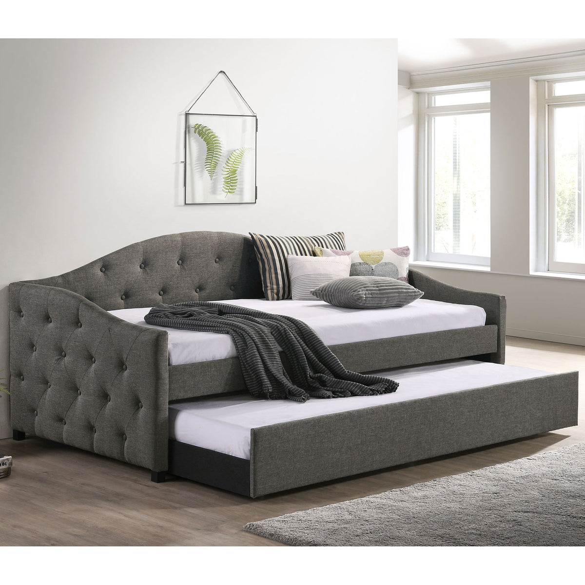 Tremont - Twin Daybed With Trundle - Gray