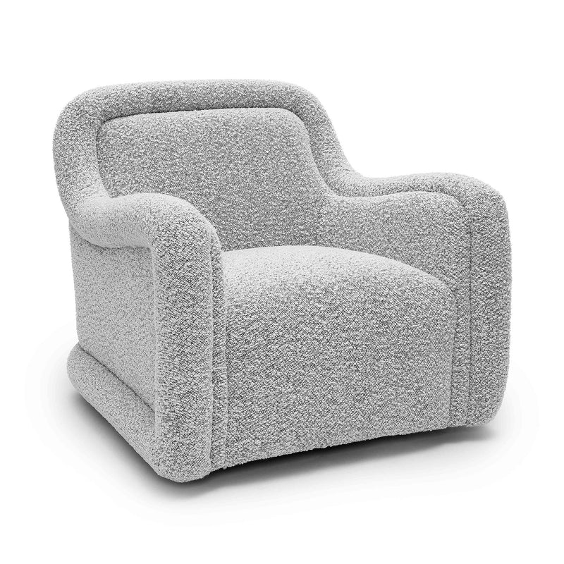 Charli - Boucle Swivel Chair - R&R Furniture Gallery (Fountain Valley, CA)