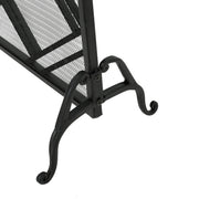 Noble House elegant fireplace screen with intricate metal design serving as a protective barrier for the hearth.