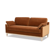 Jennifer Taylor Home Pasadena Modern Farmhouse Sofa in neutral fabric, showing its plush cushions and contemporary design.