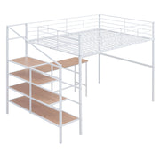Loft Bed With Desk And Lateral Storage Ladder - R&R Furniture Gallery (Fountain Valley, CA)