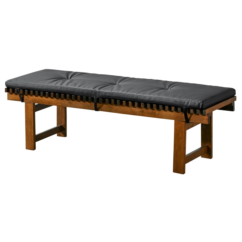Lucia - Bench - Black - R&R Furniture Gallery (Fountain Valley, CA)