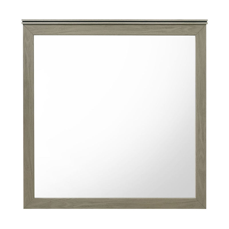 Joanna - Mirror - Weathered Gray - R&R Furniture Gallery (Fountain Valley, CA)