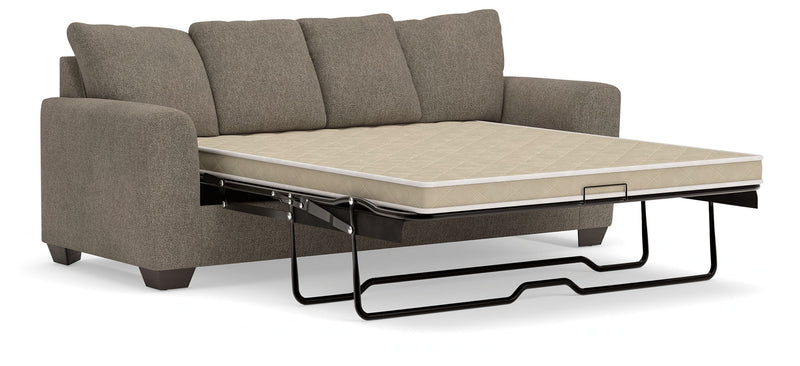 Triston-Peaks - Queen Sofa Sleeper - Suede - R&R Furniture Gallery (Fountain Valley, CA)