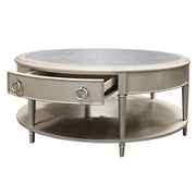 Kasa - Coffee Table - Sintered Stone Top & Champagne - R&R Furniture Gallery (Fountain Valley, CA)