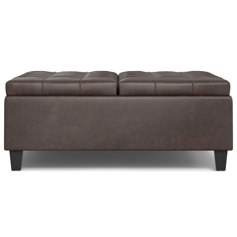 Harrison - Large Coffee Table Storage Ottoman - R&R Furniture Gallery (Fountain Valley, CA)