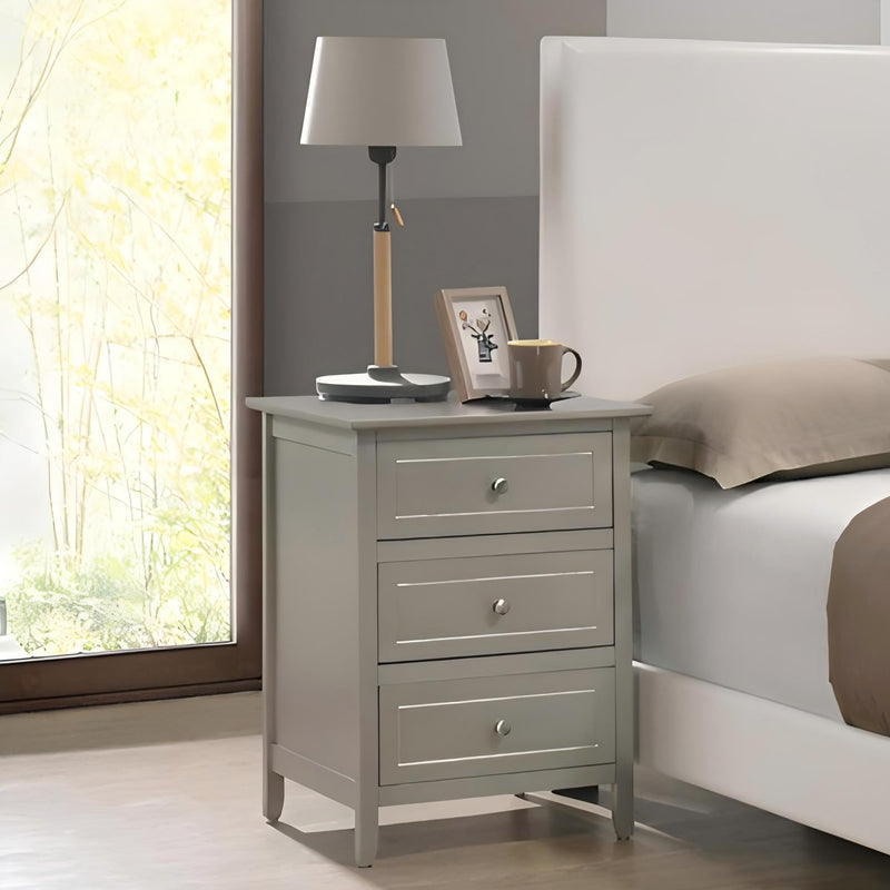 Dove Tailed Drawers 3 Drawer Nightstand - R&R Furniture Gallery (Fountain Valley, CA)