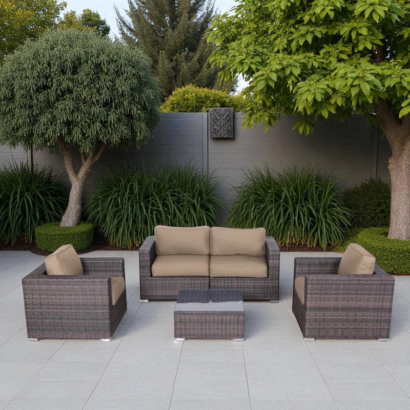 Stylish Entertainment Sectional Set, Outdoor Living - R&R Furniture Gallery (Fountain Valley, CA)