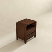 Lionel - Nightstand 2 Drawer - Brown - R&R Furniture Gallery (Fountain Valley, CA)