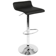 Lumi Source Spyra Ale 3-piece contemporary dining room set with adjustable bar stools and table, modern design, wood and metal finish