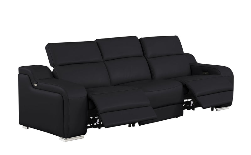 1116 - 6-Piece Modular Power Reclining Sofa, Loveseat & Chair Set In With 5 Power Recliners & Power Headrests
