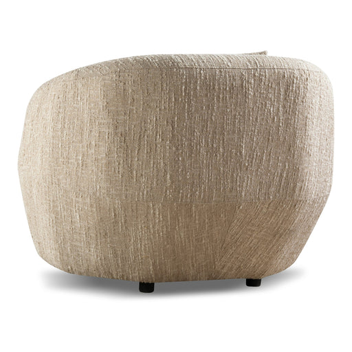 Belinda - Modern Beige Fabric Accent Chair — view 2