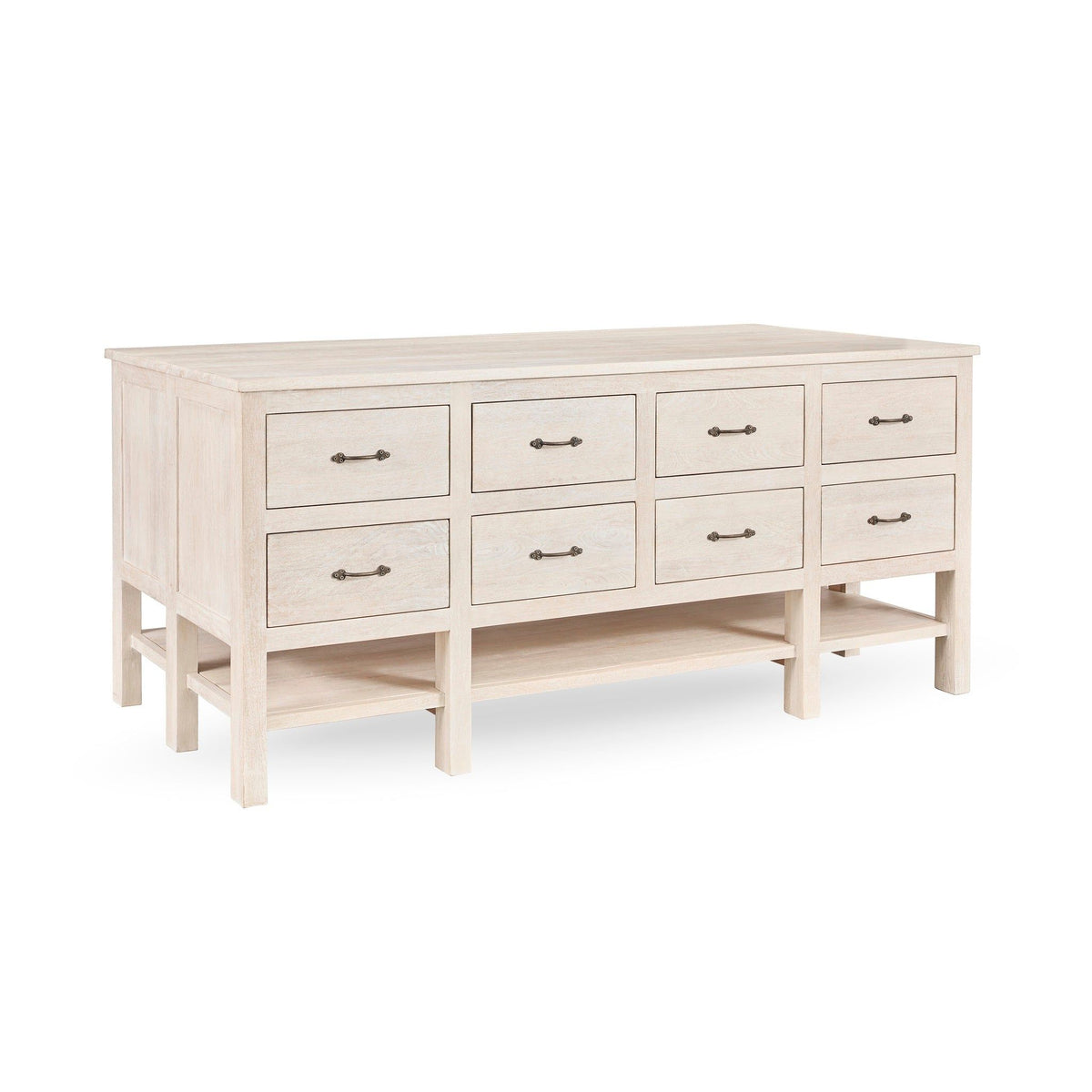 Workstation - White Washed - R&R Furniture Gallery (Fountain Valley, CA)