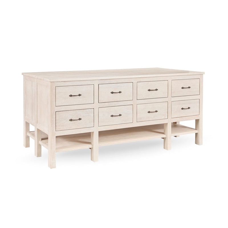 Workstation - White Washed - R&R Furniture Gallery (Fountain Valley, CA)