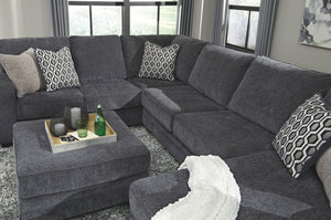 Tracling - Oversized Accent Ottoman - Slate - R&R Furniture Gallery (Fountain Valley, CA)