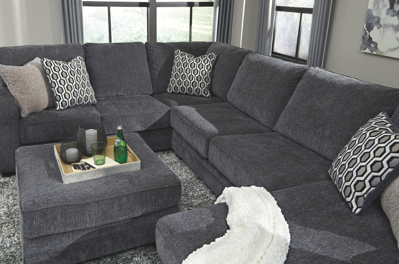 Tracling - Oversized Accent Ottoman - Slate - R&R Furniture Gallery (Fountain Valley, CA)