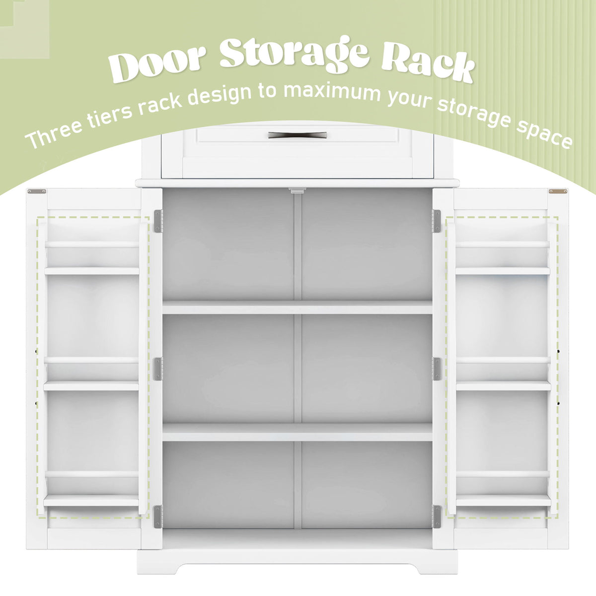 Bathroom Storage Cabinet With Drawer And Adjustable Shelf