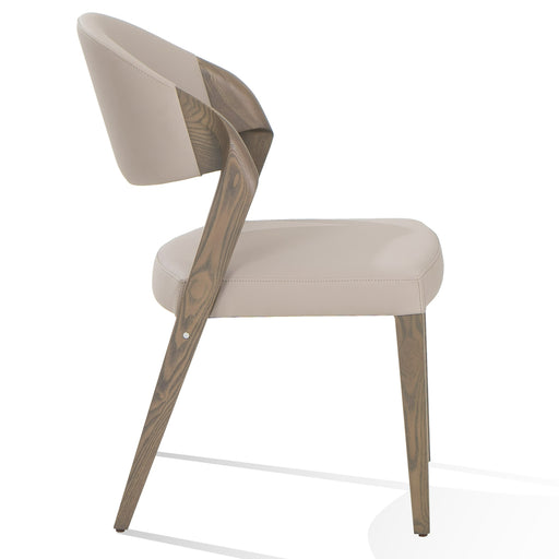 Arlo - Mid-Century Beige & Grey Ash Dining Chair (Set of 2) — view 2