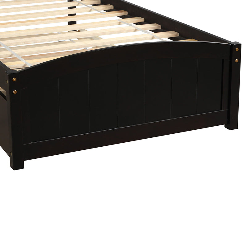 Platform Bed & Headboard, Footboard And Wood Slat Support - R&R Furniture Gallery (Fountain Valley, CA)