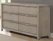 6 Drawer Dresser - Light Gray - R&R Furniture Gallery (Fountain Valley, CA)