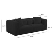 Tarra - Fluffy Oversized Corduroy Modular Loveseat - R&R Furniture Gallery (Fountain Valley, CA)