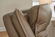 Glencroft - Power Recliner / Adjustable Headrest - Sahara - R&R Furniture Gallery (Fountain Valley, CA)