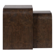 Guzman - Modern Dark Burl Nesting End Table Set — view 4