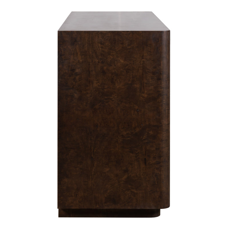 Perez - Modern Dark Burl Dresser — view 2
