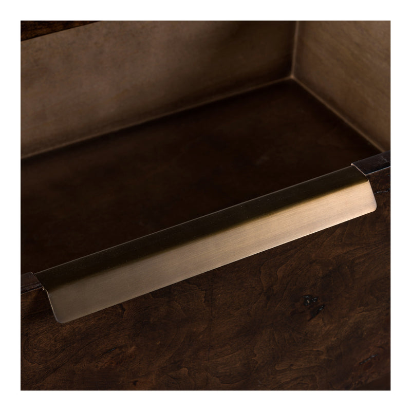 Perez - Modern Dark Burl Dresser — view 5