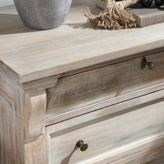 Adelaide - 3 Drawer Nightstand - Natural Cream Wash - R&R Furniture Gallery (Fountain Valley, CA)