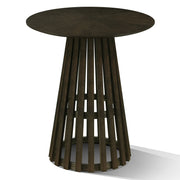Weiss - Mid-Century Modern Wenge Round Bar Table