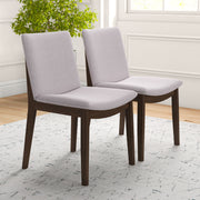 Laura - Mid-Century Modern Solid Wood Dining Chair (Set of 2) - R&R Furniture Gallery (Fountain Valley, CA)