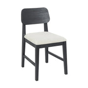 Deaven - Upholstered Dining Chair (Set of 2) - Black - R&R Furniture Gallery (Fountain Valley, CA)