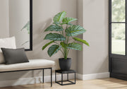 24" Tall, Artificial Plant, Calathea, Indoor, Faux, Fake, Table, Greenery, Potted, Real Touch, Decorative - Green / Black - R&R Furniture Gallery (Fountain Valley, CA)