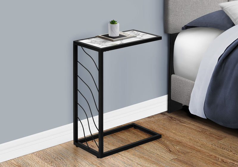 Accent Table, C - Shaped, Contemporary & Modern Convenient Design - R&R Furniture Gallery (Fountain Valley, CA)