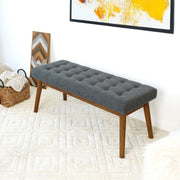 Delilah - Modern Bench - Gray - R&R Furniture Gallery (Fountain Valley, CA)