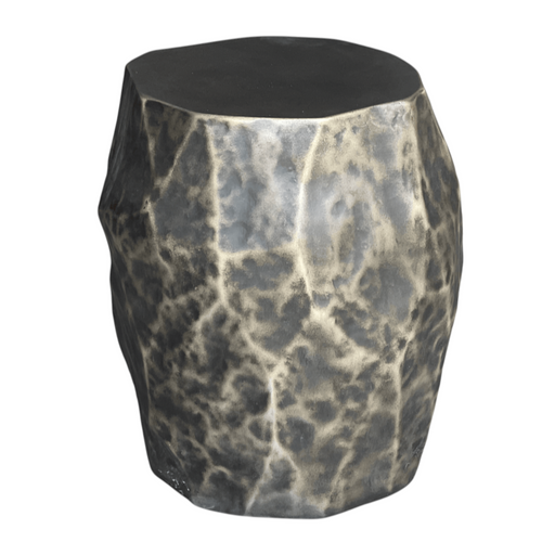 Koussi - Modern Black + Bronze Concrete End Table — view 2