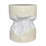 Bamba - Modern Cream Concrete End Table