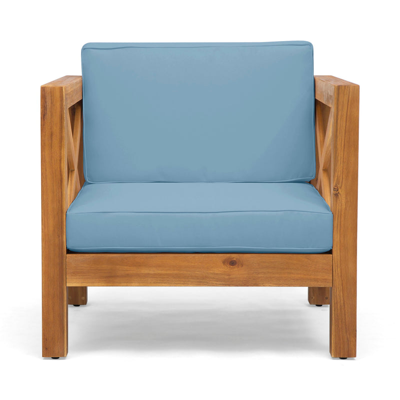 Brava - Mid - Century Modern Club Chair With Water Resistant Cushions - R&R Furniture Gallery (Fountain Valley, CA)