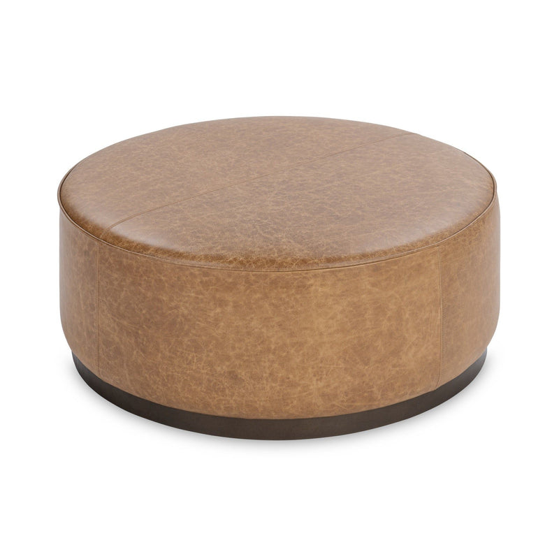 Clair - Leather Round Table - R&R Furniture Gallery (Fountain Valley, CA)