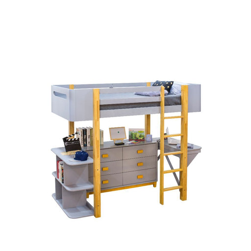 Saiyan - Dresser - Gray & Natural - R&R Furniture Gallery (Fountain Valley, CA)