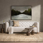 Amira - Large Round Accent Table - Dark Brown - R&R Furniture Gallery (Fountain Valley, CA)