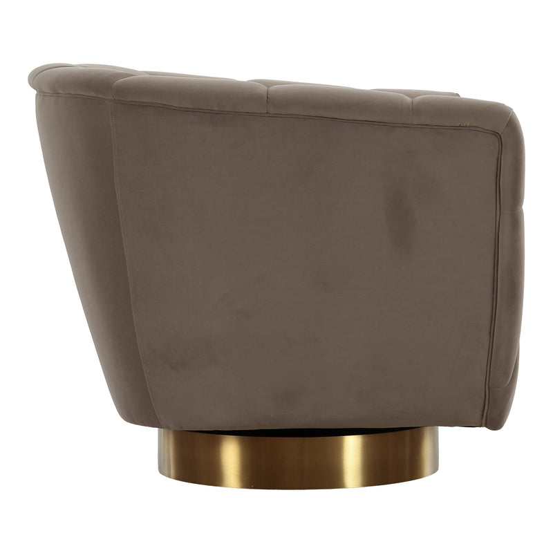 Granby - Glam Fabric and Gold Chair — view 4