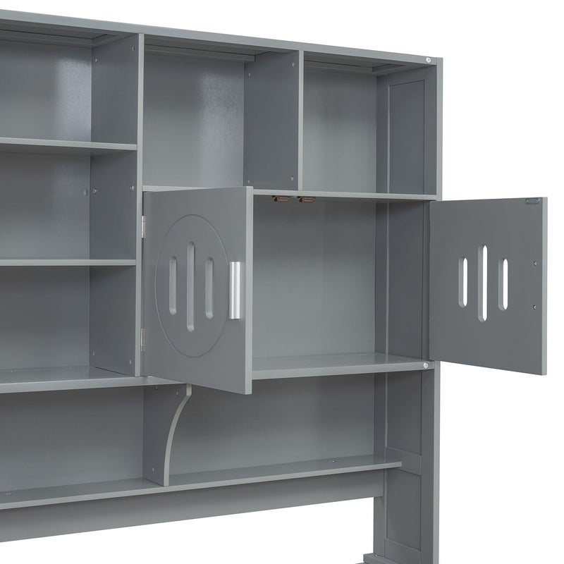 Daybed With All-In-One Cabinet And Shelf - R&R Furniture Gallery (Fountain Valley, CA)